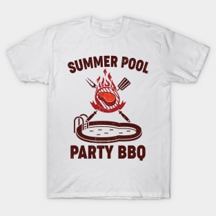 Summer Pool Party BBQ T-Shirt